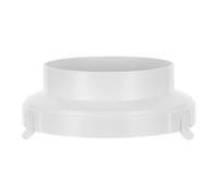 Connecteur de Tuyau de Climatiseur Mobile Interface en Plastique Blanc | Structure à Rainure D’étanchéité, Résiste aux Pliages Répétés Fissures, pour Camping