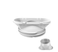 Connecteur de tuyau de climatiseur - Tube d'échappement anti-fuite pour adaptateur de fixation | Unité AC mobile avec coupleur de tuyau d'aération, joint d'extension étanche pour appartement, cuisine