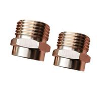 Connecteur de tuyau de nettoyeur haute pression M22 femelle 3/4 | Adaptateur clé à poignée, coupleur à vis, paquet de 2 pièces de rechange pour jardin, entretien ménager