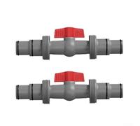 Connecteur de tuyau de piscine 32 mm et 38 mm en forme de T adaptateur pour Intex pour système de filtre à sable Coleman avec pinces en acier inoxydable pour pompe de jardin et spa (3,8 cm à 3,8 cm)