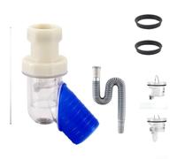 Connecteur de tuyau de vidange en forme de Y de 50 mm coude à 45 degrés, étanchéité automatique, anti-odeur, anti-odeur, raccord de plomberie pour tuyau d'évacuation en PVC, joint étanche avec anneau