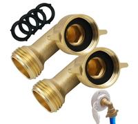 Connecteur de tuyau d'eau - Embout coudé 90 degrés en laiton anti-fuite,Raccords et accessoires pour tuyau de jardin | pour irrigation, cuisine, douche, support d'alimentation, réparation, égout, évie