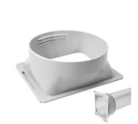 Connecteur De Tuyau D'échappement De Climatiseur - Adaptateur Portable Universel De 15 Cm | Coupleur ABS 7,08x5,9x2,67 Pouces | Montage De Tube De Sortie D'admission Pour La Ventilation De Refroidisse