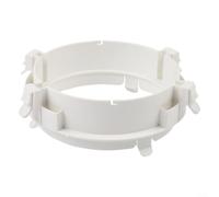 Connecteur de tuyau d'échappement portable pour climatiseur - Adaptateur en plastique de 130 mm de diamètre - Pour Midea et autres marques - Interface de kit de châssis de fenêtre - Pour une