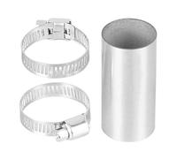 Connecteur de tuyau en acier inoxydable-24 mm Expanseur de tuyau d'échappement pour systèmes d'échappement et cheminées, connexion de choc robuste, accessoires de groupe pour les tuyaux de