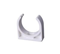Connecteur de tuyau en PVC de 20 à 40 mm droit/coude/té/croix | Joints de tuyau d'irrigation de jardin de Valve d'eau d'aquarium(Pipe Clamp,40mm)