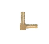 Connecteur de tuyau Raccord de distribution d'eau coudé, raccord tuyau cannelé en laiton, connecteur à 2 voies forme L, 6, 8, 10, 12 mm, tube pagode cuivre(8mm)