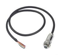 Connecteur de valve proportionnelle à 7 broches pour Rexroth Moog pour Parker Atos avec câble RVVP de 1 mètre, boîtier en métal classé Ip67 pour systèmes hydrauliques et équipements d'automatisation