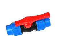 Connecteur de vanne rapide for tuyau en plastique, accessoires de vannes à bille en Tube PE