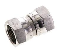Connecteur droit réducteur G3/4'' femelle Haute Pression Acier inoxydable Cône 60° 175bar (2458.75psi) Hydraulique