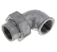 Connecteur D'Union Angulaire À 90Degrés Rp1'' Femelle En Fonte Joint Plat Centellen 25bar (351,25psi)