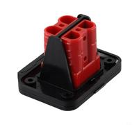Connecteur Électrique 50A 600V Double Montage Encastré PC(Red) | Compatible AWG 12-6, conception pour robuste, anti-cassure, installation rapide, usage industriel