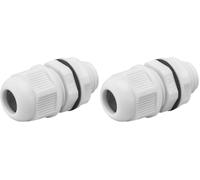 Connecteur electrique - coffret electrique - Passe cable - Raccord etanche - rondelle caoutchouc - Passe Fil - Sachet De 3 Presse-Etoupes Gris Diam 16mm - Debflex - 702270 (Lot de 2)