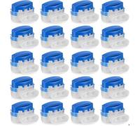 Connecteur Électrique Étanche - Robustria - 20Pcs - 25x17mm - ABS + Cuivre - Compatible Robot Tondeuse