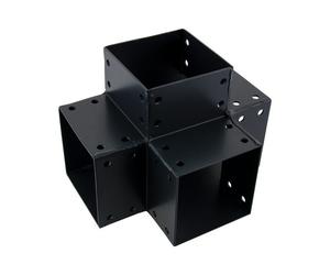 Connecteur emboitable 90x90 mm - 4D angle 90° pour poteau bois - Suki