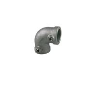 Connecteur en alliage d'aluminium, Base en T coudé, fixation de connexion plate tridimensionnelle, pièces d'étagère en Tube d'acier de 20mm, 1 pièce(Color:20mm elbow)