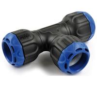 Connecteur en T isiflo, 50x50x50 mm, système à connexion rapide, en polyamide, pour tubes en PE, 1 pièce.