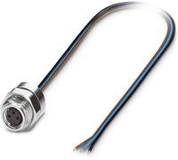 Connecteur femelle encastrable pour capteurs/actionneurs Contenu: 1 pc(s) Phoenix Contact SACC-DSI-M 8FS-3CON-M12/0,5 1453449