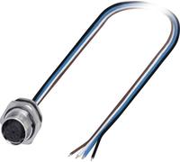 Connecteur femelle encastrable pour capteurs/actionneurs Contenu: 1 pc(s) Phoenix Contact SACC-DSI-M12FS-4CON-M16/0,5 1419632