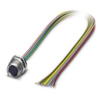 Connecteur femelle encastrable pour capteurs/actionneurs Contenu: 1 pc(s) Phoenix Contact SACC-DSI-M8FS-8CON-M10/0,5 1424229