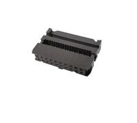 Connecteur femelle FC IDC, pas de 2.54mm, 10 pièces, 6/8/10/12/14/16/18/20/24/26/30/34/40/50 broches, prise for fil de câble ruban de 1.27mm(20Pin)