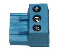 Connecteur femelle Wolf à 3 broches. bleu clair 2744922 pour WPM-1