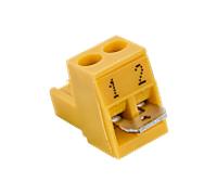 Wolf connecteur femelle jaune 2 broches 274433299 avec pont, pour WRS