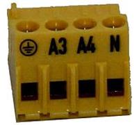 Connecteur femelle Wolf jaune 4 broches 2744589 pour SM2