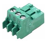 Connecteur femelle Wolf vert à 3 broches. Rast5 2794070 pour commande pour TGK, TGK-B