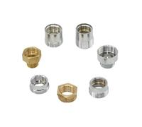 Connecteur fileté en laiton 1/2 "à 3/4 3/8 mâle 1/2 3/4 3/8 femelle, réparation de tuyau, raccords en cuivre for robinet de douche, adaptateur 1 pièce(3I4 TO 1I2-01)