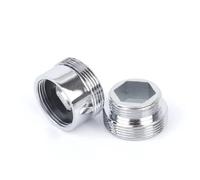 Connecteur fileté M22 à M18 en acier inoxydable, femelle/mâle, for raccords de robinet, adaptateur d'eau, accessoire purificateur, 1 pièce(Male M22 toFemale M18)