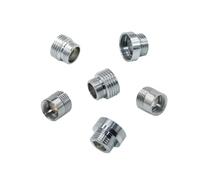 Connecteur fileté mâle en laiton argent M16 M18 M24 M28 à 1/2 for connecteur de Conversion de robinet, réparation raccords de robinet de jardin 1 pièces