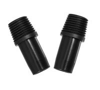 Connecteur Fileté Noir Type Allemand pour Manche à Balai 2 Pièces | Adaptateur en Plastique, Installation Facile et Retrait Rapide, Usage Maison et Bureau, Accessoire pour Balai