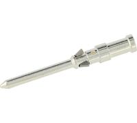 Connecteur Harting D-Crimpkontakt, broche (M), 0,75 mm², AWG18, argentée, 1 pièce. Matériau : alliage de cuivre. Quantité : 1 pièce