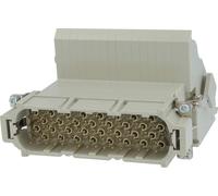 Connecteur Harting Han 64D, bornes à sertir (M), "côté droit", raccordement par vis, 64 pôles + PE, 250V, 10A - 1 pièce