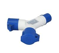 Connecteur industriel, double adaptateur industriel, étanche 16 A, accessoires à haut courant pour électriciens professionnels machines
