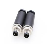 Connecteur M8 5 broches mâle B code connecteur industriel circulaire aéronautique 8 mm étanche IP67 connecteur