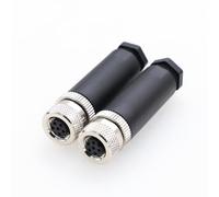 Connecteur M8 6 broches femelle A code connecteur industriel circulaire aéronautique 8 mm étanche IP67 connecteur