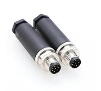 Connecteur M8 8 broches mâle A code connecteur industriel circulaire aéronautique 8 mm étanche IP67 connecteur
