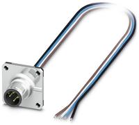 Connecteur mâle encastrable pour capteurs/actionneurs Contenu: 1 pc(s) Phoenix Contact SACC-SQ-M12MS-4CON-20/0,5 1419784