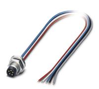 Connecteur mâle encastrable pour système de bus Contenu: 1 pc(s) Phoenix Contact SACC-E-M8MS-5CON-M10/0,5 DN 1424234