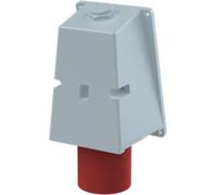 Connecteur mural Amphenol 63 ampères CEE à 5 broches (3P+N+PE) mâle, codage 6h rouge 200/346 V à 240/415 V fréquence 50