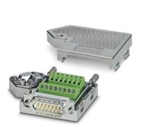 Connecteur Phoenix Contact 2761606 D-SUB mâle 15 pôles avec bloc de jonction à vis et arrivée câble 35°