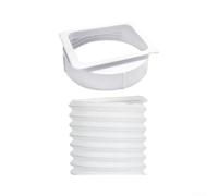 Connecteur portable pour climatiseur Midea, avec fil d'acier PP ABS, longueur réglable de 28 cm à 1,5 m, compatible avec interface d'aération de 15 cm pour unité de climatisation mobile (coupleur +