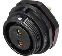Connecteur pour montage en facade embase femelle 2 pôles 30 A 500 V/AC IP68 Weipu SP2112 / S 2