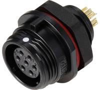 Connecteur pour montage en facade embase femelle 7 pôles 5 A 125 V/AC IP68 Weipu SP1312 / S 7