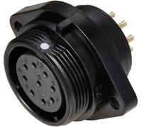 Connecteur pour montage en facade embase femelle 9 pôles 5 A 500 V/AC IP68 Weipu SP2113 / S 9