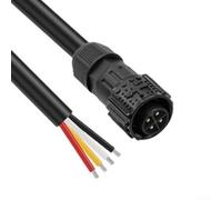Connecteur Push-Pull pour p20 Auto-verrouillant Étanche IP67(male head 4p) | Mécanisme push-pull, verrouillage automatique une main, pour idéal lignes dynamiques, pour robuste fiable