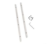 Connecteur Rail Guidage Acier pour Scie à Rail Connecteur Rail | Acier inoxydable 304, conception auto-alignante, droite décalage, pour scies rail
