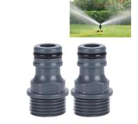 Connecteur rapide, 2 pièces G1/2 filetage mâle connecteur rapide mamelon tuyau d'arrosage robinet adaptateur mamelon outil d'irrigation